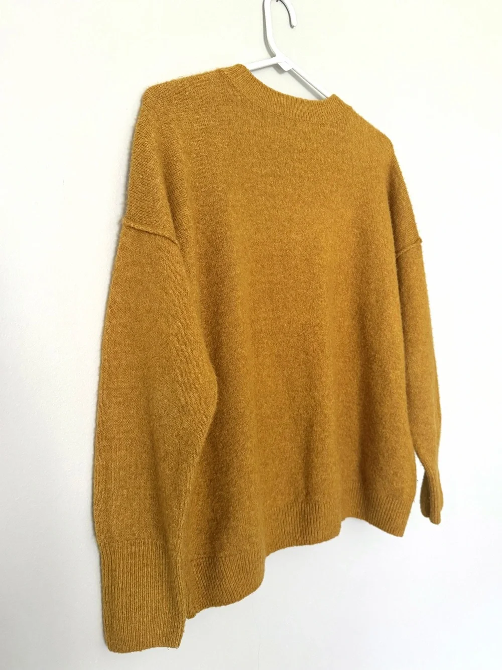 Vince Camuto Sweater Slouchy Drop-Shoulder Cozy Oversized Crewneck Size S Small